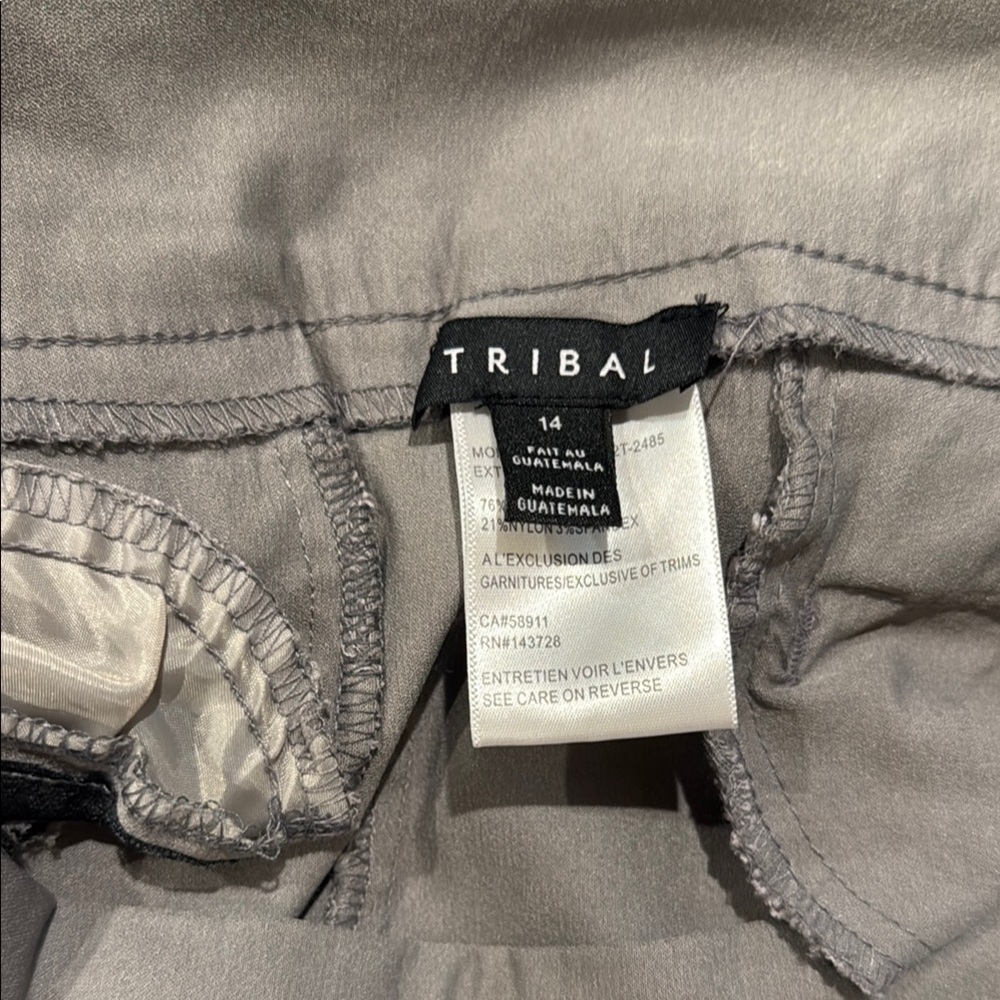 Tribal Light Gray Trousers